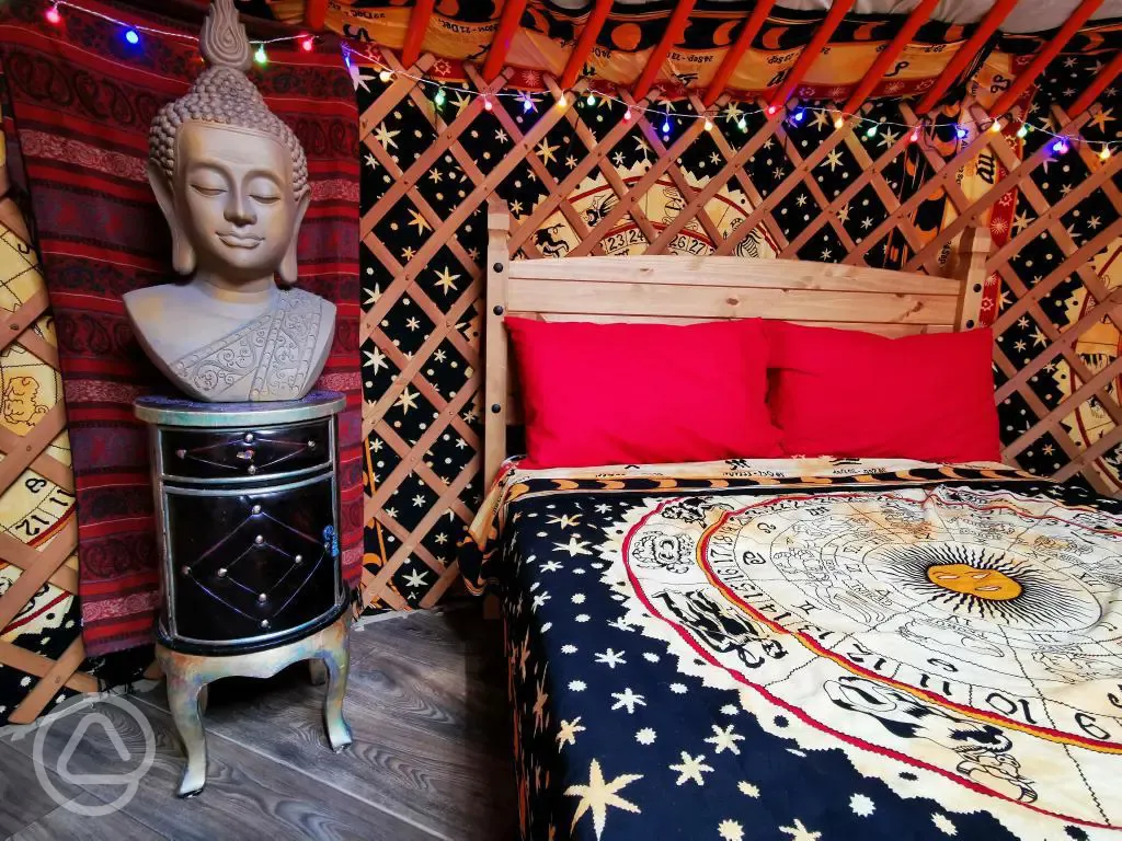 Yurt interior