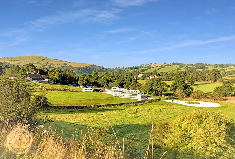 View of the campsite