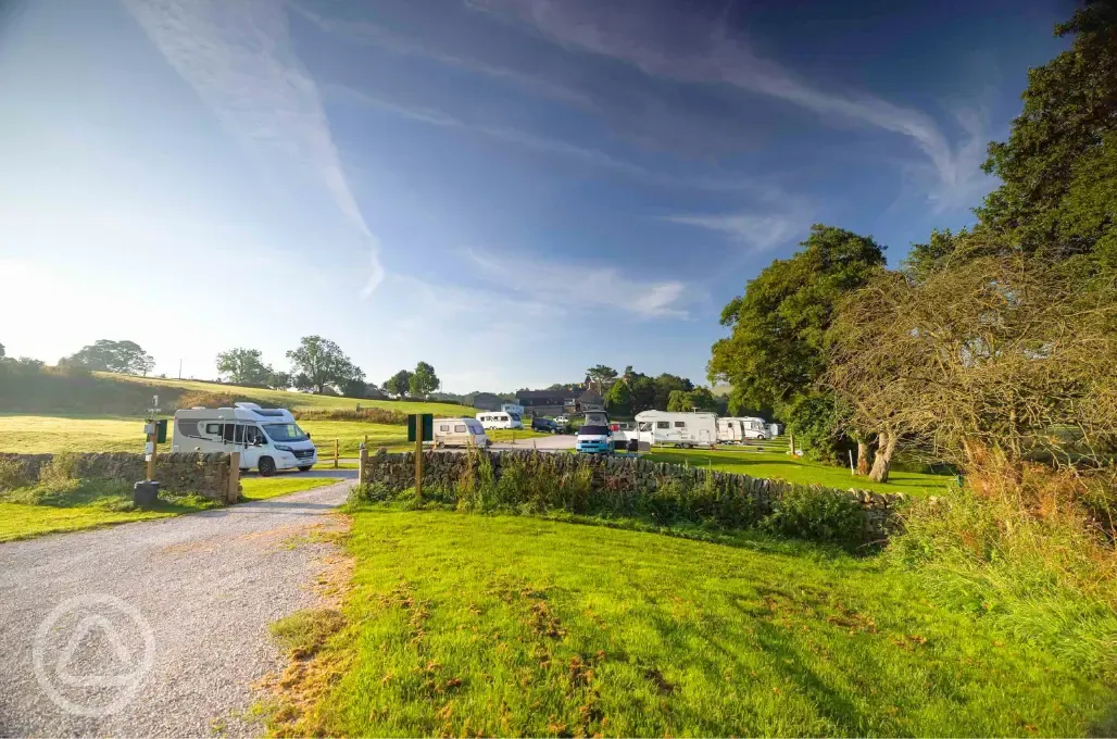 Hardstanding pitches (electric and fully serviced options)