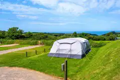 Electric all weather sea view pitches