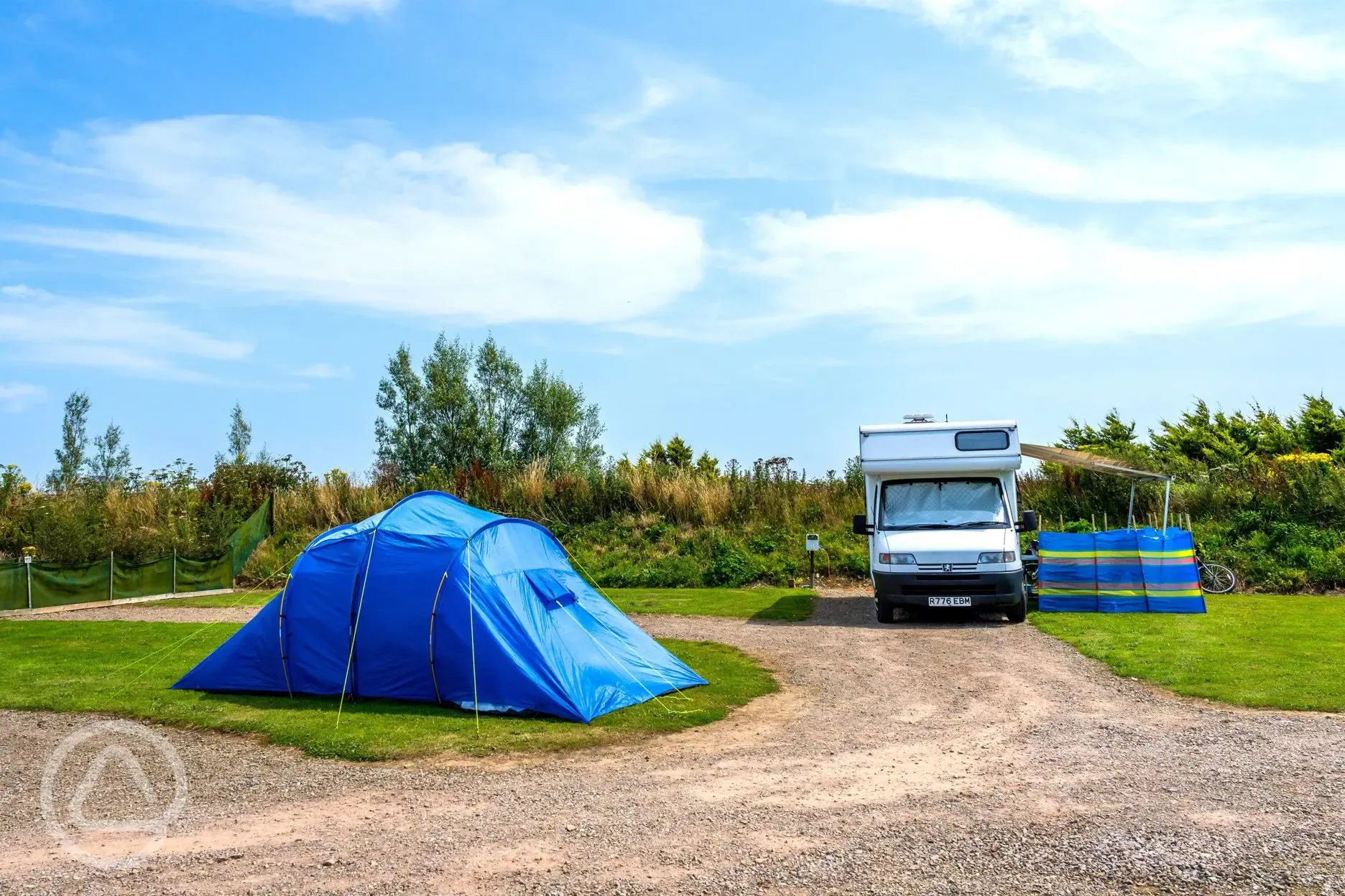 Small electric all weather pitches