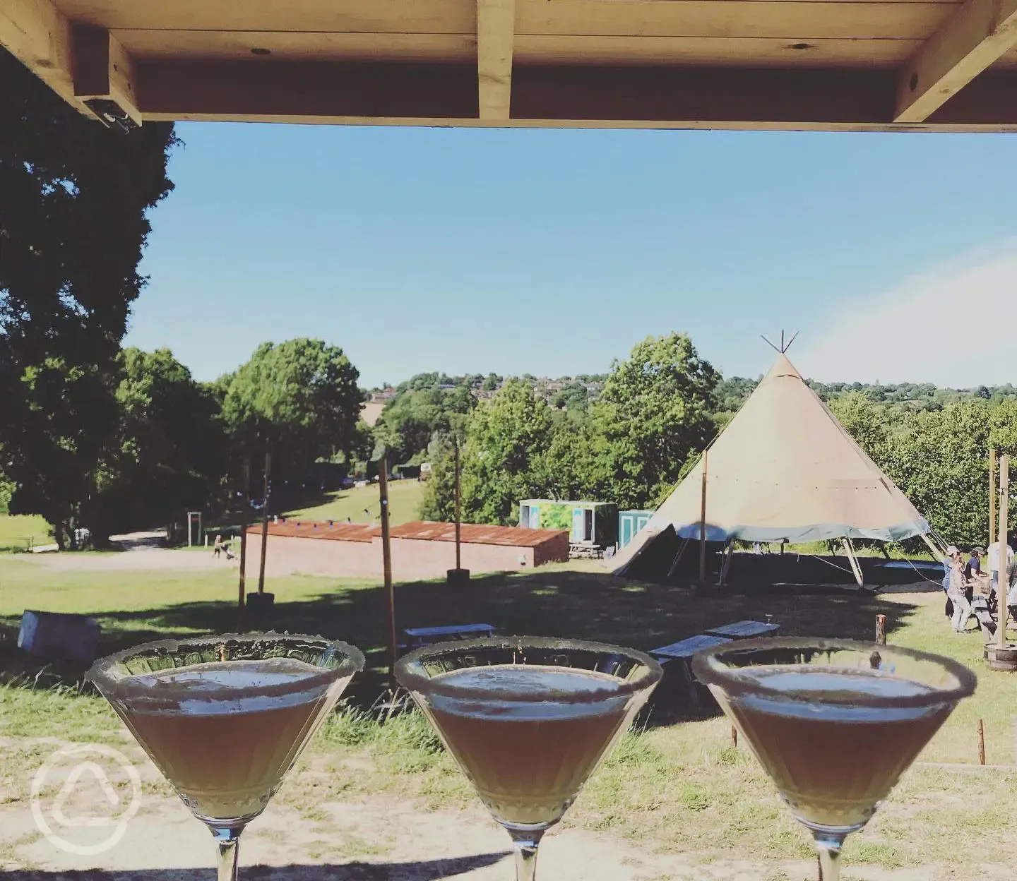Cocktails at Bedgebury Camping