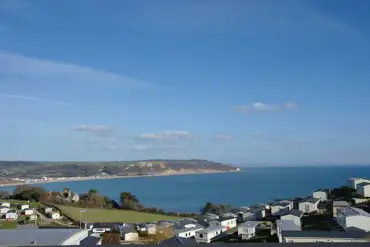 Vista view from our park looking across Lyme Bay