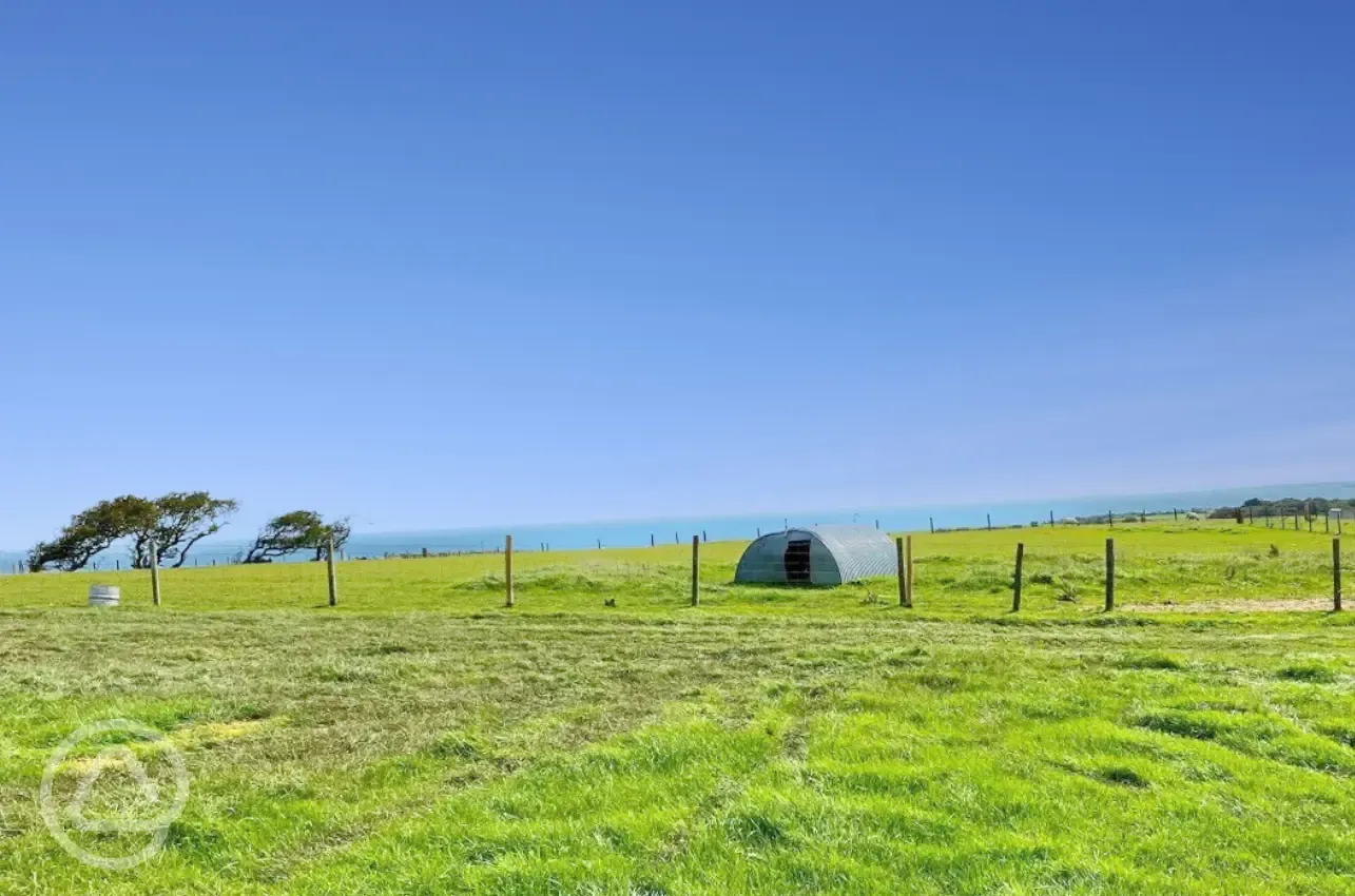 Farm and sea views