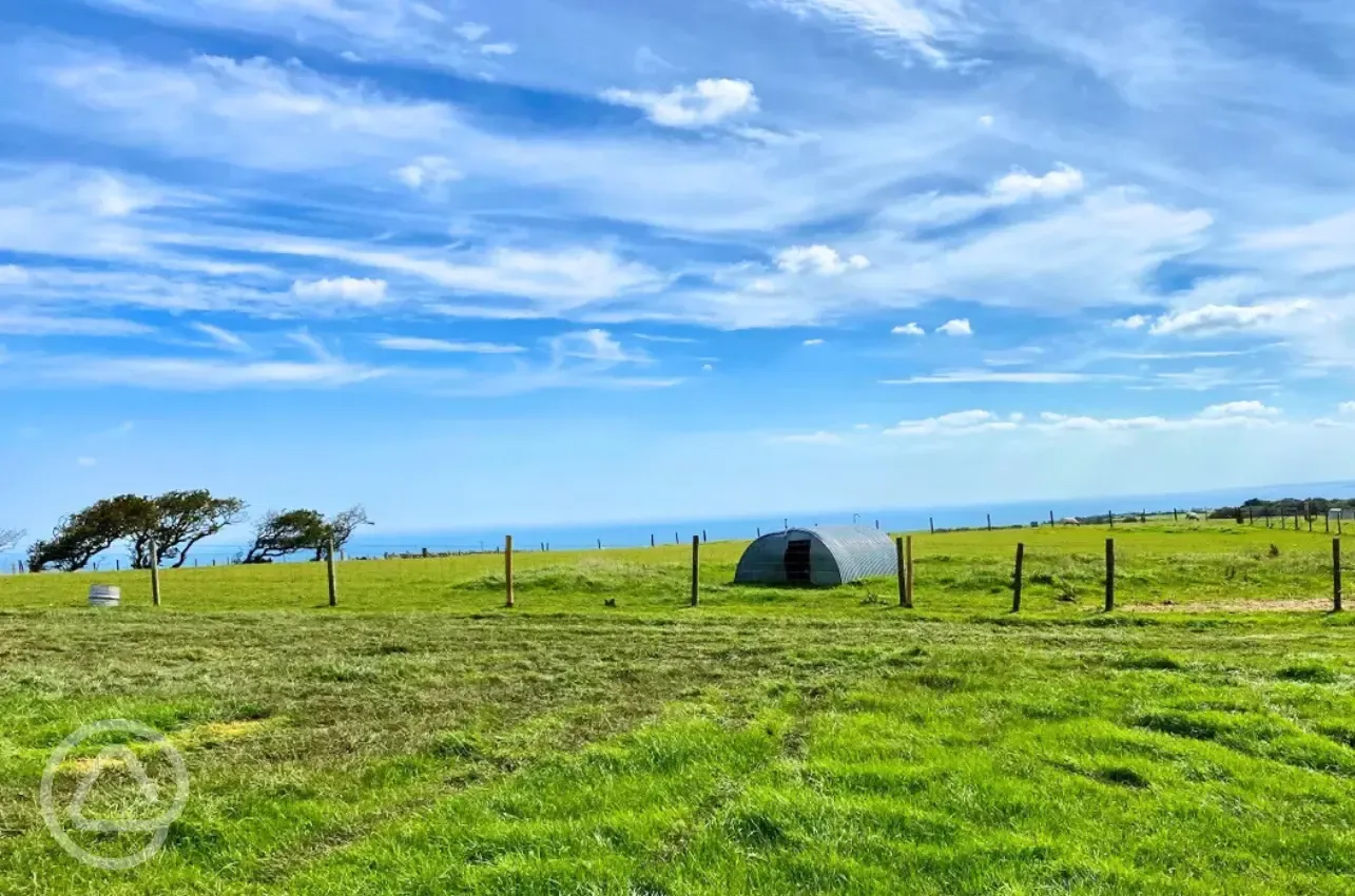 Farm and sea views