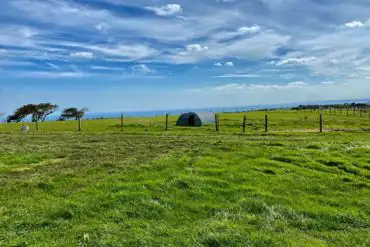 Tent pitches with a view at Bent Rigg Farm