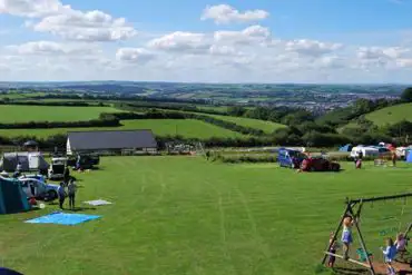 Aerial of the campsite