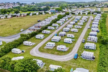 Aerial of the grass and seasonal pitches