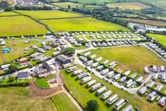 Aerial of the campsite