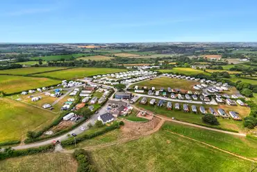 Aerial of Broadfield Farm Holiday Park