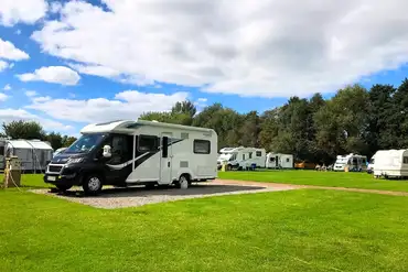 Electric hardstanding pitches with 16 amp hook up