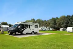 Electric hardstanding pitches with 16 amp hook up
