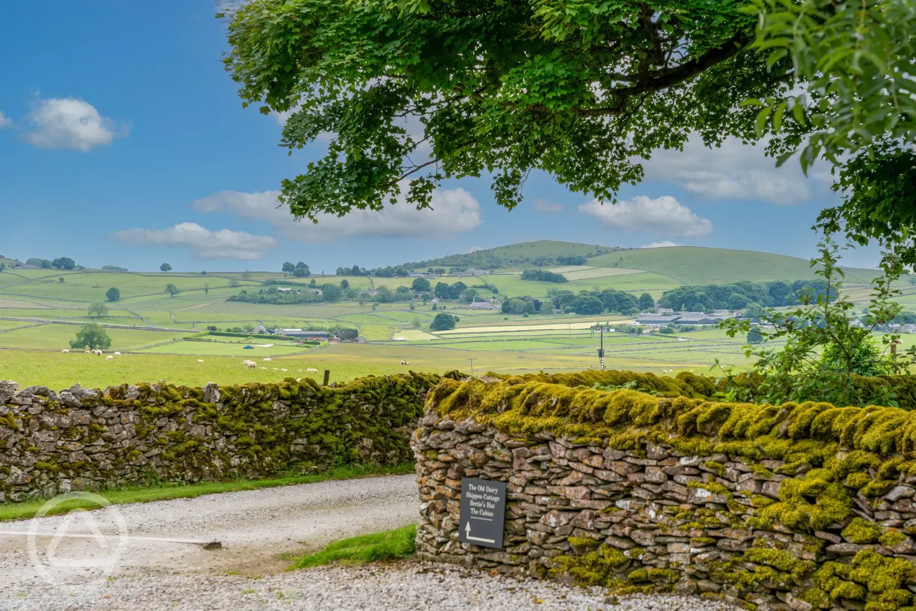 Countryside views from around site