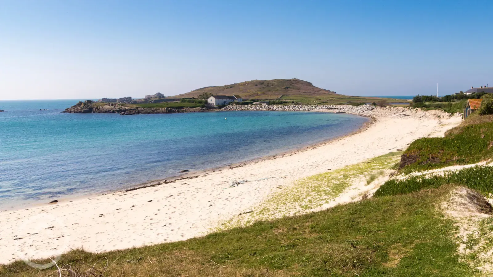 Bryher's beautiful, deserted beaches are only minutes away