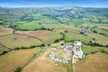 Aerial of Bryn Ffanigl Ganol Caravan and Camping Park