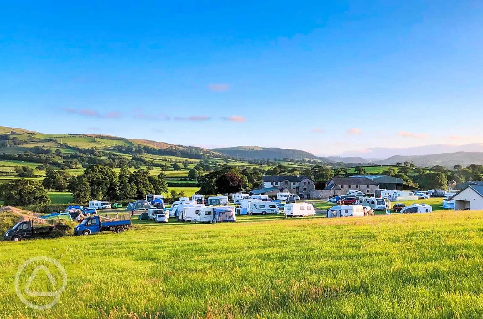 Overview of the campsite