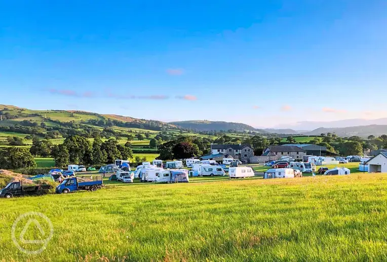 Overview of the campsite