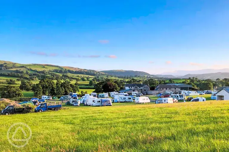 Overview of the campsite