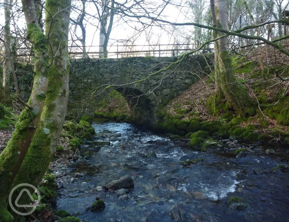 Bryn Y Gwin Farm Caravan and Campsite stream