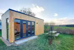 Bluebell camping pods with a picnic bench and fire pit Bluebell camping pods with a picnic bench and fire pit