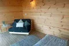 Bluebell camping pod interior
