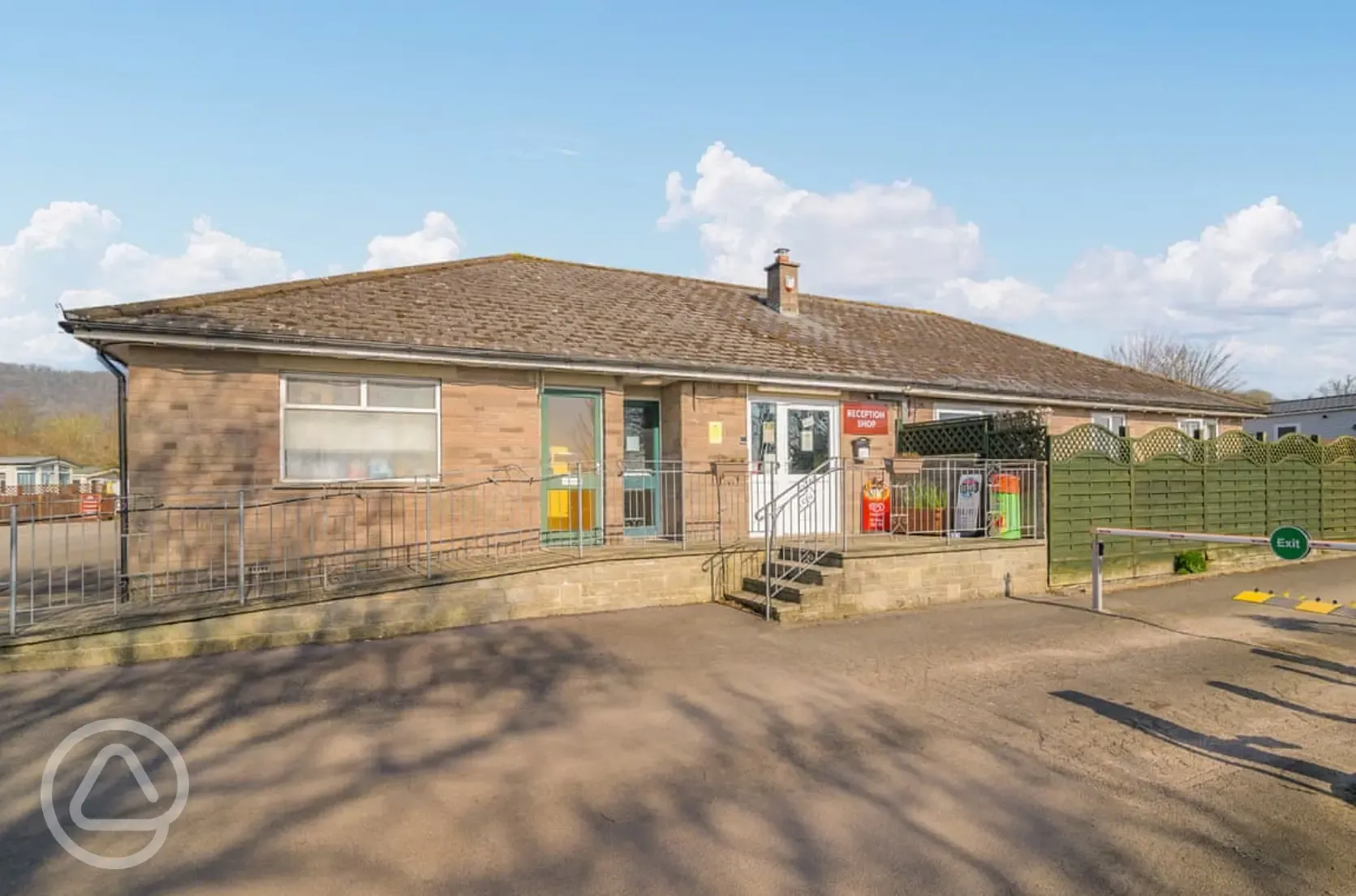 Reception and shop - open daily