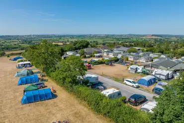 Campsite aerial