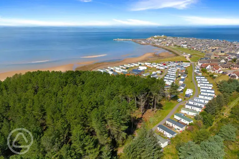 Aerial of the site
