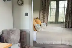 Shepherd's hut interior