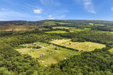 Campsite aerial
