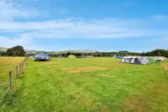 Non electric grass pitches for tents and tourers