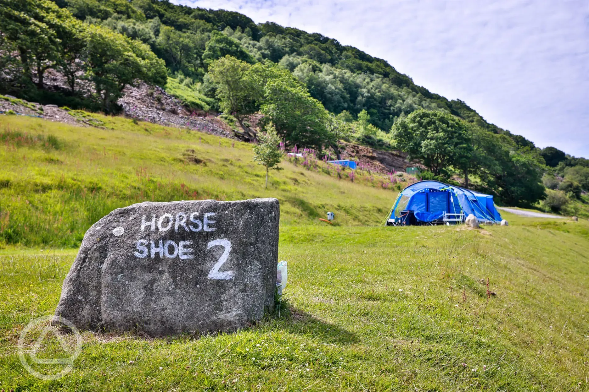 Large grass pitch with optional electric - Horseshoe two Large grass pitch with optional electric - Horseshoe two