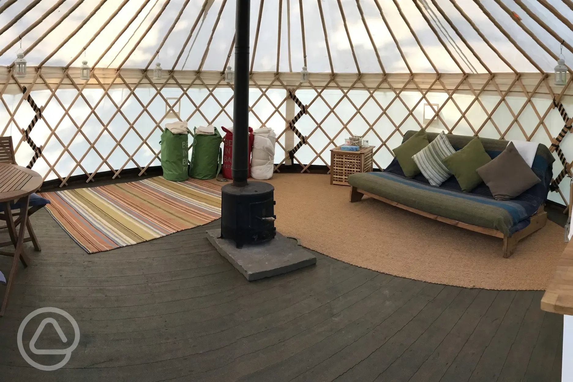 Yurt at Byecross Farm Campsite