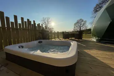 Chestnut Hill geodome- Bellatrix hot tub