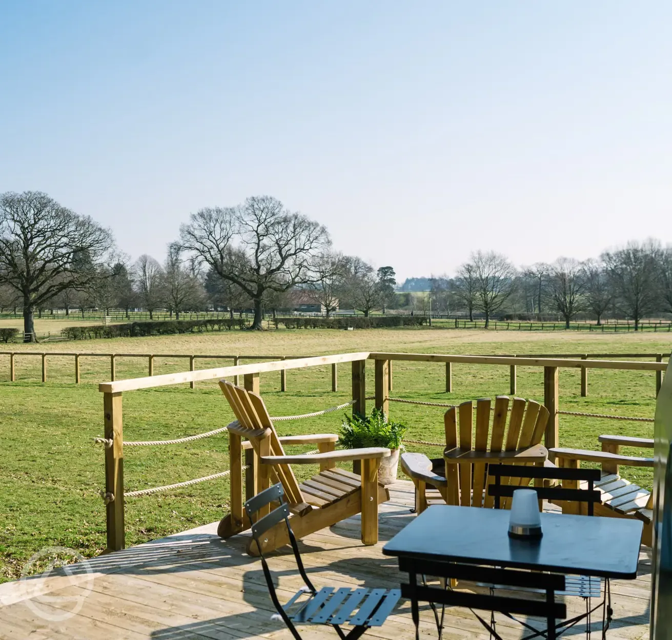 Hill Farm geodome- outdoor area