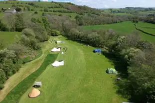 Ynysfaen Camping and Glamping, Trecastle, Brecon, Powys (18.5 miles)