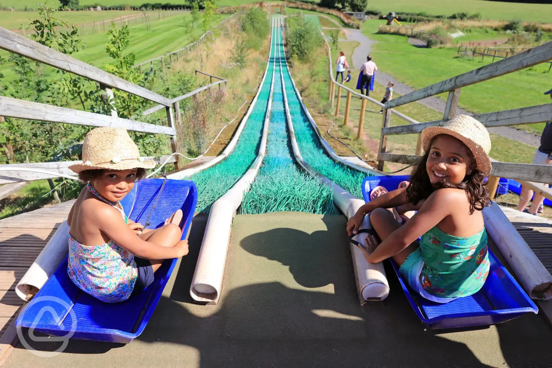 Slide at Cantref adventure farm