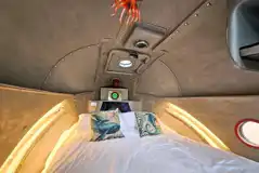 Unique yellow submarine double bed with bedding Unique yellow submarine double bed with bedding