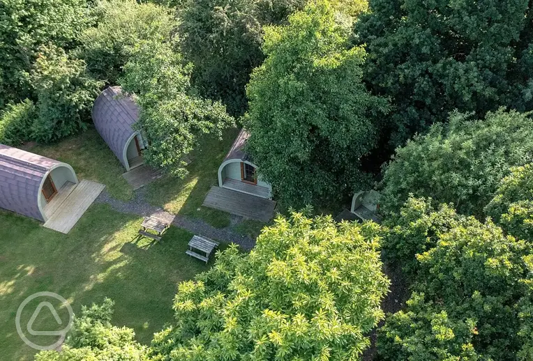 Camping pods (two persons)