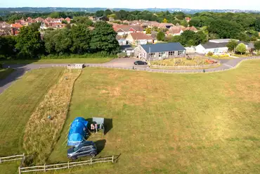 Overview of the electric grass pitches