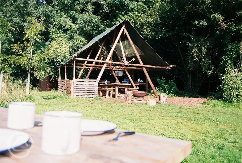 The camp kitchen