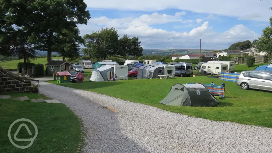 Clarion Lodge Campsite in Ilkley, West Yorkshire