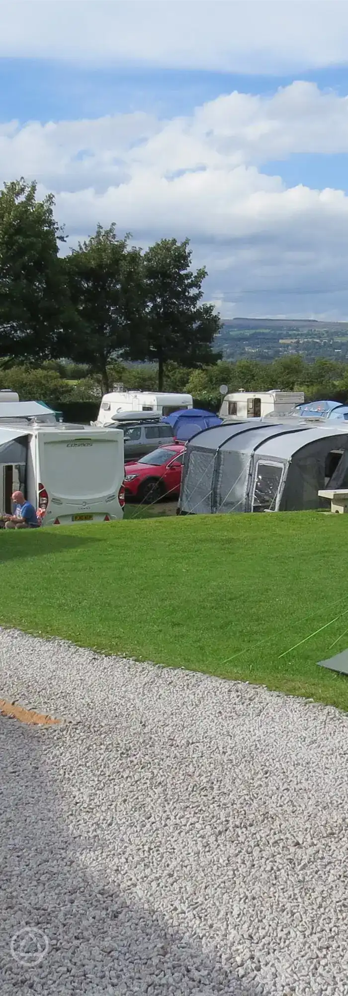 Clarion Lodge Campsite in Ilkley, West Yorkshire