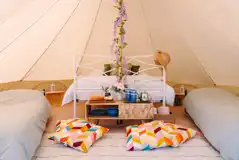 Bell tent beds Bell tent beds