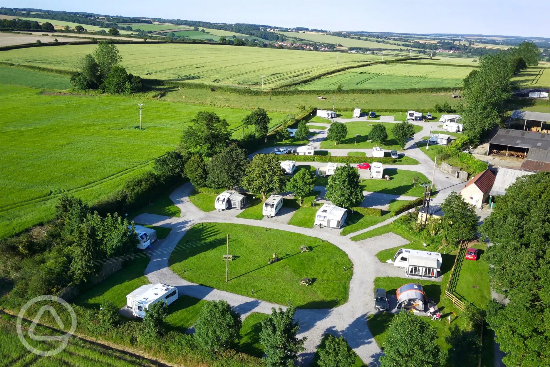 Aerial of the park