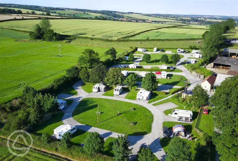 Aerial of the park