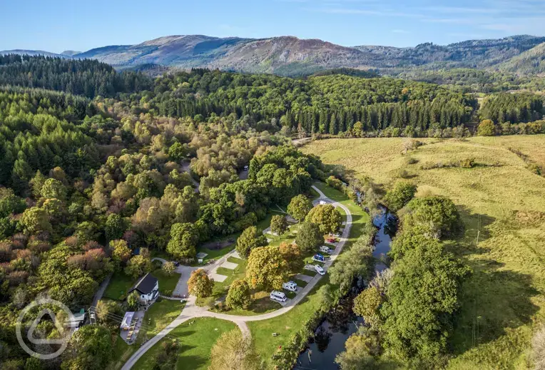 Aerial of site