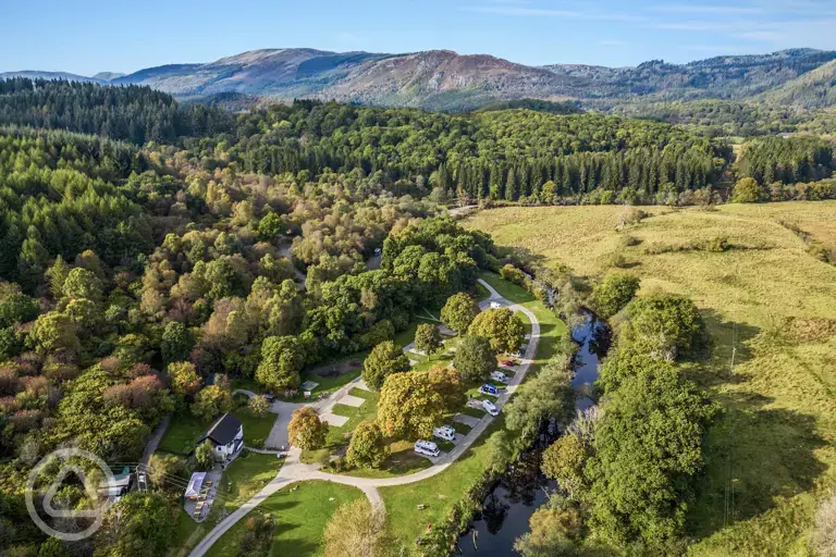 Aerial of site