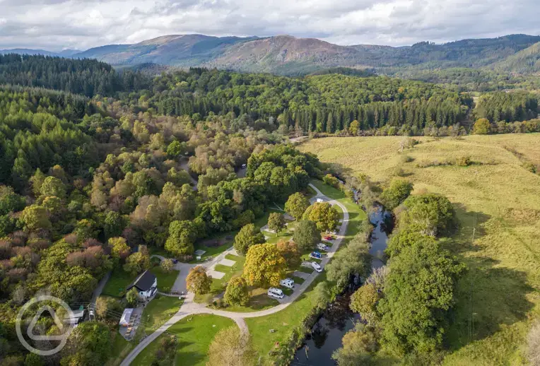 Aerial of site