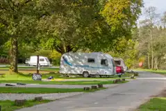 Hardstanding pitches measuring 6m by 6m